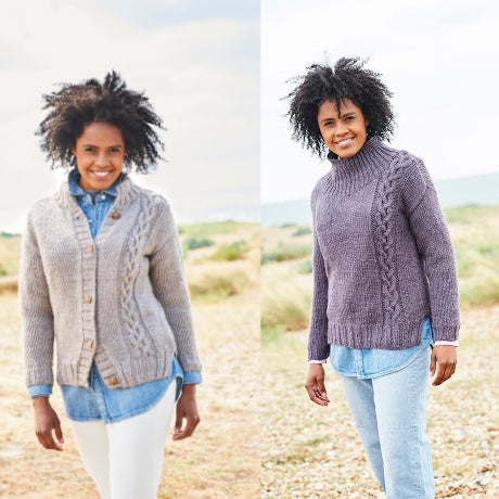 Stylecraft Pattern 9812: Sweater and Jacket (digital download)