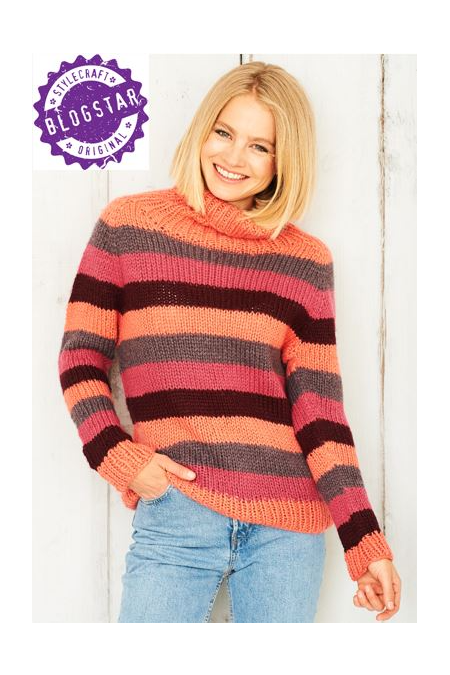 Stylecraft Top Down Sweater Free Pattern – Fudge's Wool & Haberdashery