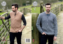 Load image into Gallery viewer, King Cole Pattern 4628: Sweater and Slipover

