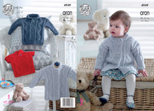Load image into Gallery viewer, King Cole Pattern 4949: Coat, Sweater and Sleeveless Pullover
