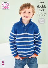 Load image into Gallery viewer, King Cole Pattern 5939: Sweaters
