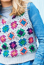 Load image into Gallery viewer, Stylecraft pattern 9968: Granny Square tank Tops
