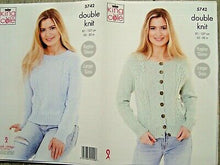 Load image into Gallery viewer, King Cole Pattern 5742: Sweater & Cardigan
