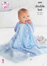 Load image into Gallery viewer, King Cole Pattern 5695: Baby Blankets