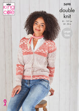Load image into Gallery viewer, King Cole Pattern 5698: V Neck Cardigan & Waistcoat