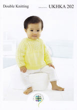 Load image into Gallery viewer, UKHKA Pattern 202: Boys Cardigan, Sweater & Hat