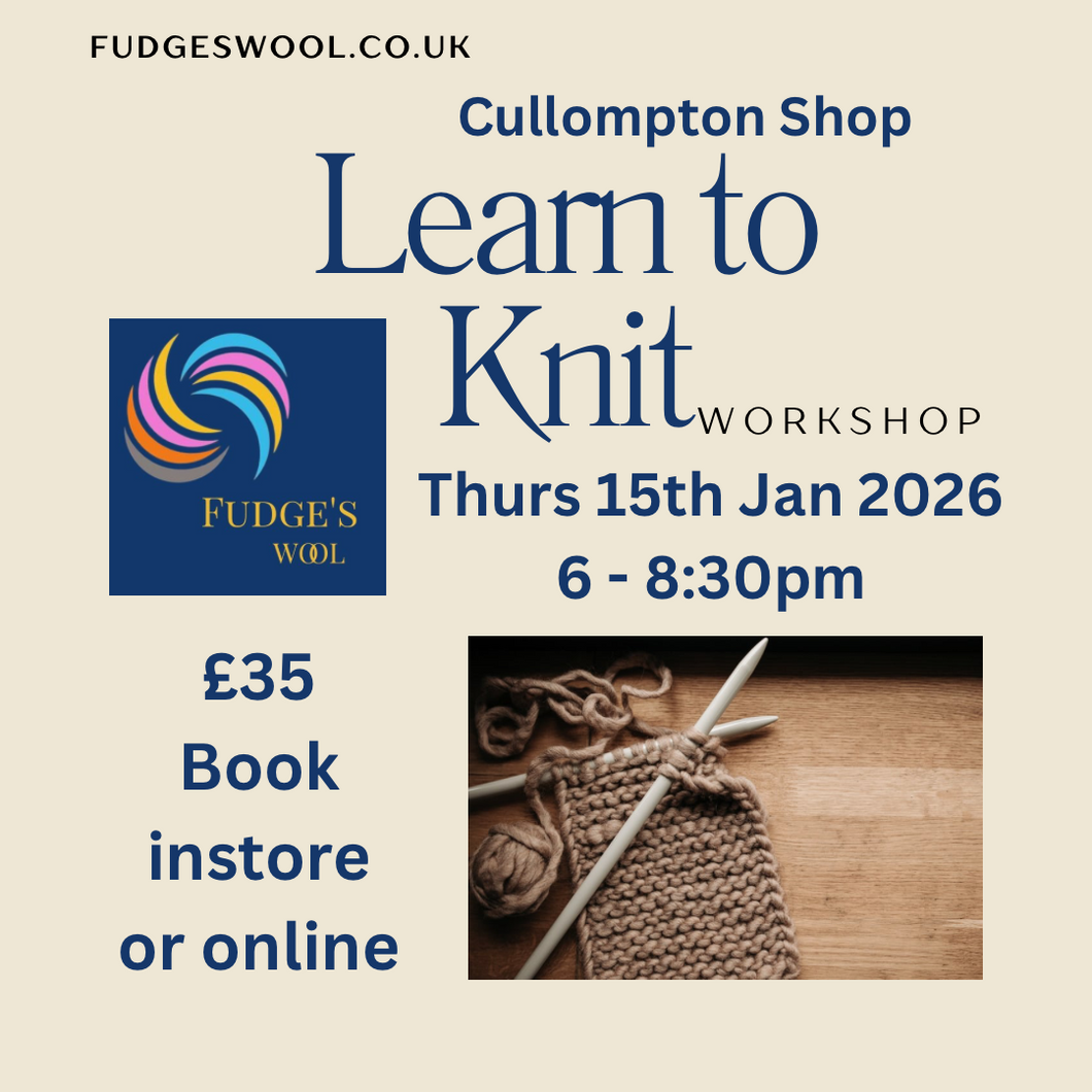 Cullompton Workshop: Learn to Knit