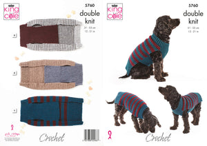 King Cole Pattern 5760: Dog Coats
