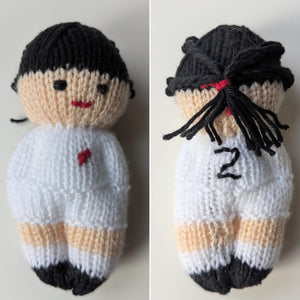 Knitted Rugby Doll Pattern Free