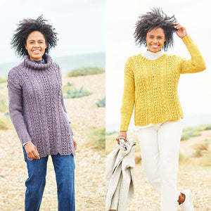 Stylecraft Pattern 9815: Sweater and Tunic (digital download)
