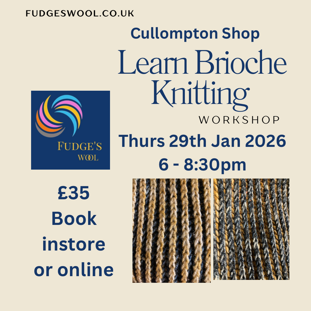 Cullompton Workshop: Learn Brioche Knitting