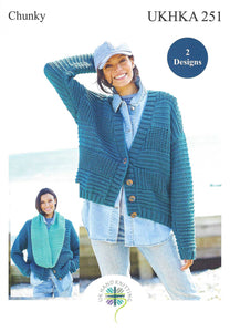UKHKA Pattern 251: Jacket and Snood in Chunky