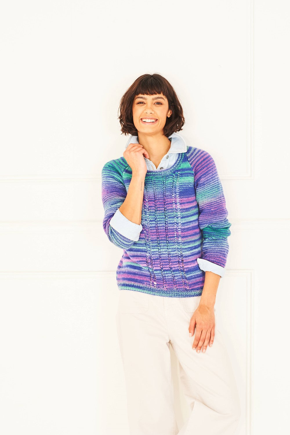 Stylecraft Pattern 10041: Sweater & Cardigan