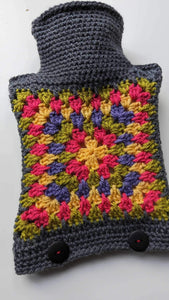 Crochet a mini hot water bottle cosy Workshop (hot water bottle included)
