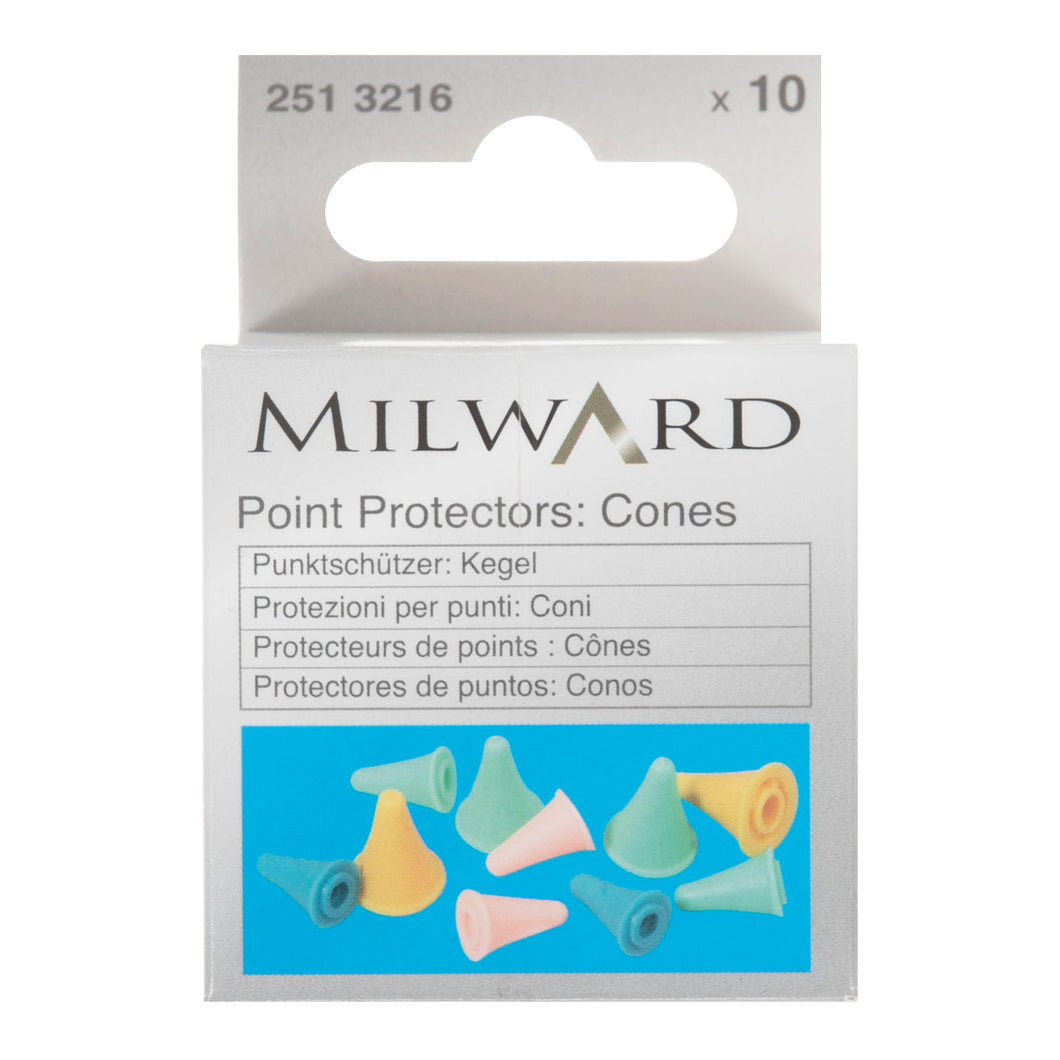 Milward Point Protectors: Cones Small & Large: 10 Pieces