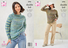Load image into Gallery viewer, King Cole Pattern 5996: Sweaters
