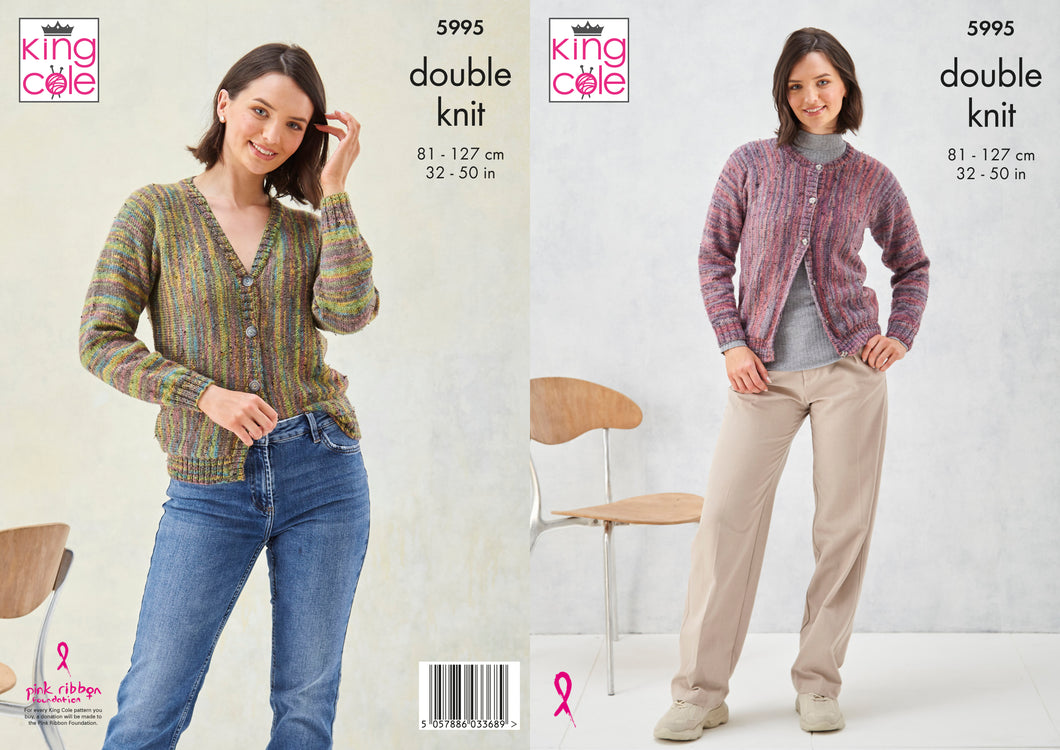 King Cole Pattern 5995: Cardigans