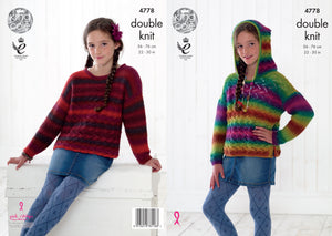 King Cole Pattern 4778: Hoodie & Sweater