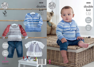 Kingcole Pattern 4808: Sweaters & Cardigan