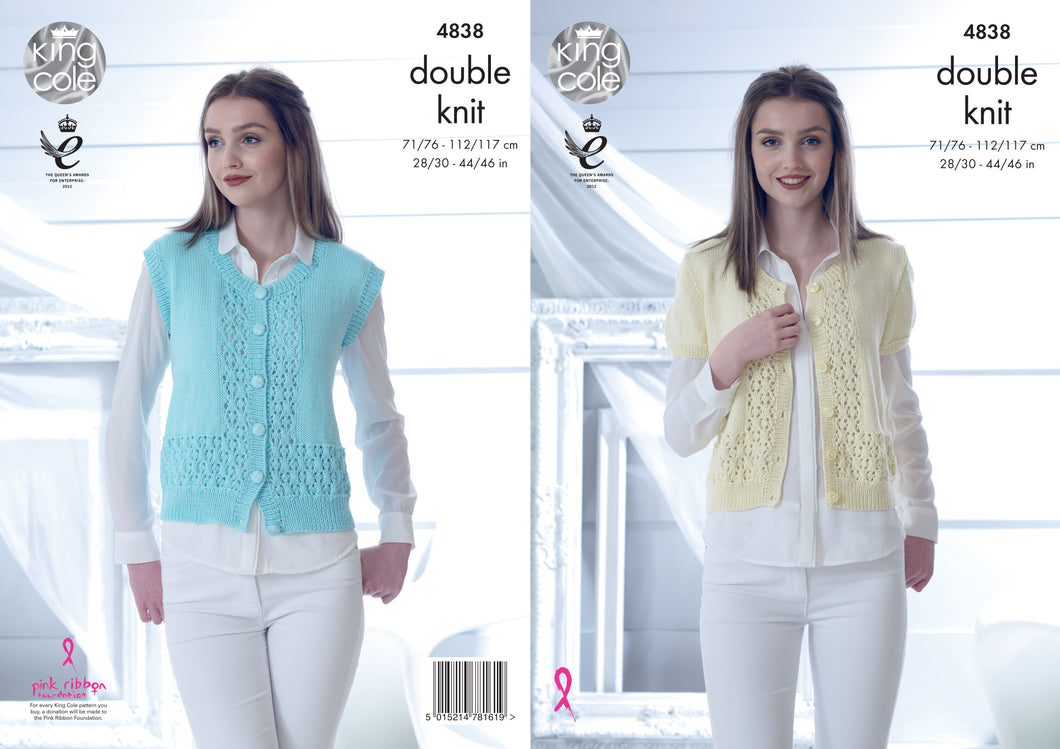 King Cole Pattern 4838: Tops