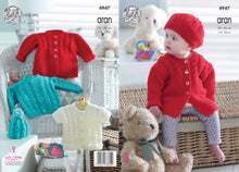 Load image into Gallery viewer, King Cole Pattern 4947: Jackets, Hats &amp; Short Sleeved Cardigan
