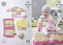 Load image into Gallery viewer, King Cole Pattern 5083: Blanket, Coat, Cardigan and Hat

