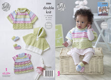 Load image into Gallery viewer, King Cole Pattern 5084: Capes, Top &amp; Booties
