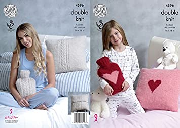 King Cole Pattern 4596: Cushions and Hot Water Bottles