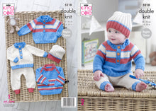 Load image into Gallery viewer, King Cole Pattern 5218: Sweater, Pants and hat
