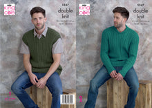 Load image into Gallery viewer, King Cole Pattern 5247: Sweater and Pullover
