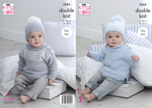Kingcole Pattern 5255: Sweaters & Hats