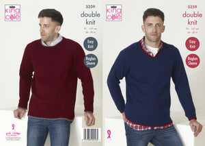 King Cole Pattern 5259: Sweaters