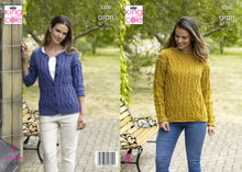 Load image into Gallery viewer, King Cole Pattern 5300: Sweater &amp; Cardigan
