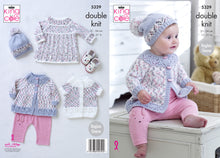 Load image into Gallery viewer, King Cole Pattern 5329: Cardigan, dress and hat
