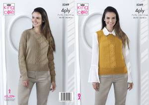 King Cole Pattern 5349: Top & Sweater