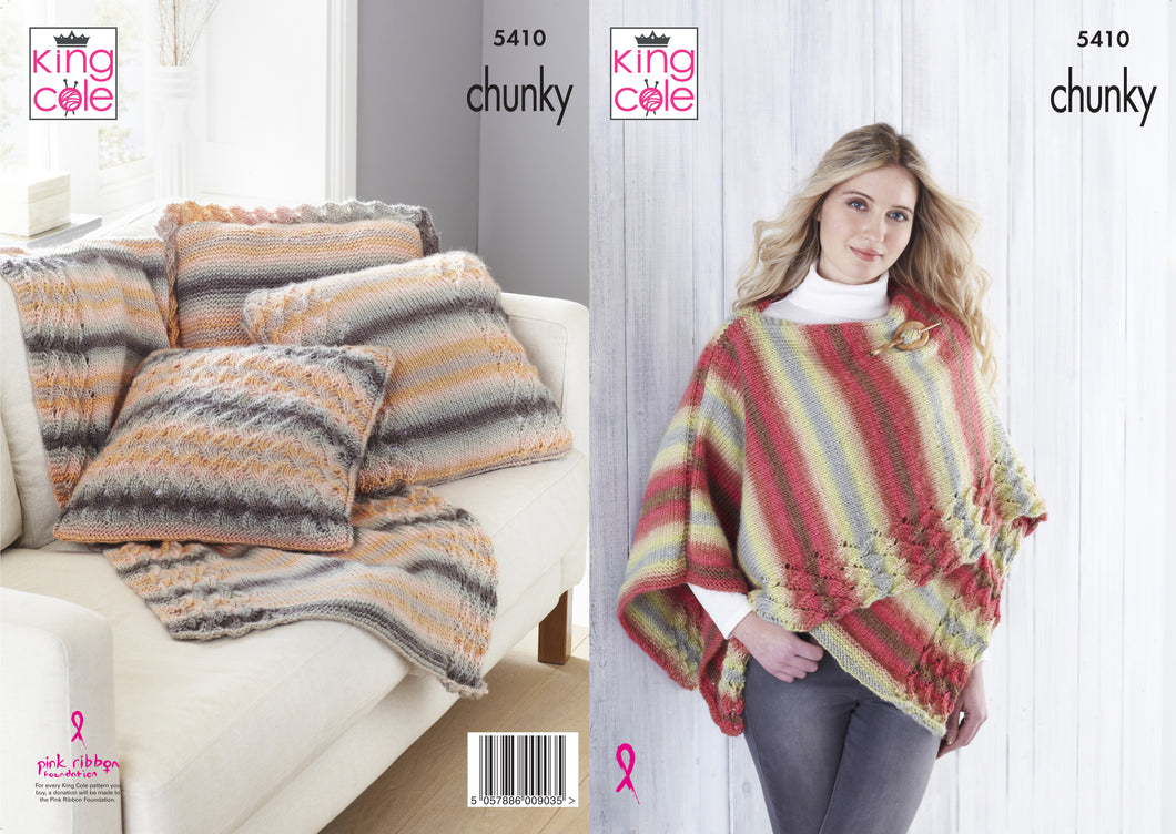 King Cole Pattern 5410: Wrap, Through & Cushion Covers