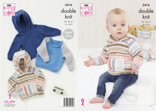 Load image into Gallery viewer, Kingcole Pattern 5416: Babie&#39;s Raglan Sweaters
