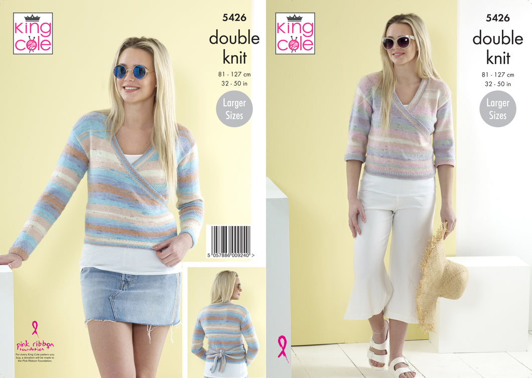 King Cole Pattern 5426: Cardigans