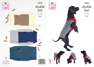 King Cole Pattern 5570: Dog Coats