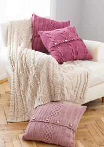 King Cole Pattern 5660: Cushions and Throw