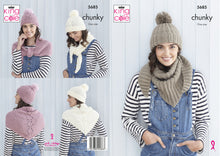 Load image into Gallery viewer, King Cole Pattern 5685: Shawls and Hats
