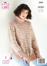 Load image into Gallery viewer, King Cole Pattern 5862: Sweater and Cardigan
