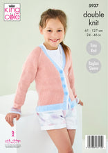 Load image into Gallery viewer, King Cole Pattern 5937: Sweater and Cardigan
