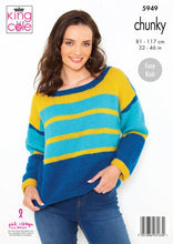 Load image into Gallery viewer, King Cole Pattern 5949: Sweaters Chunky
