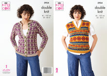 Load image into Gallery viewer, King Cole Pattern 5954: Cardigan and Pullover
