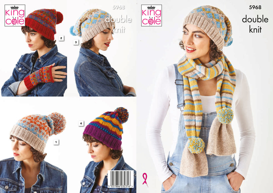 King Cole Pattern 5968: Apparel Accessories