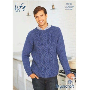 Stylecraft Pattern 8930: Sweater