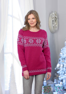 Stylecraft Pattern 9028: Christmas Sweater and Jacket