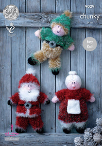 King Cole Pattern 9029: Tinsel Christmas Toys