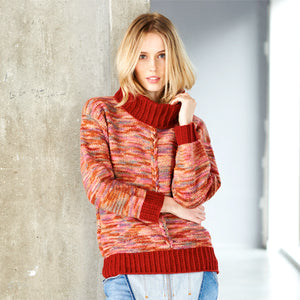 Stylecraft Pattern 9403: Crochet Sweater & Cardigan in Batik Elements DK